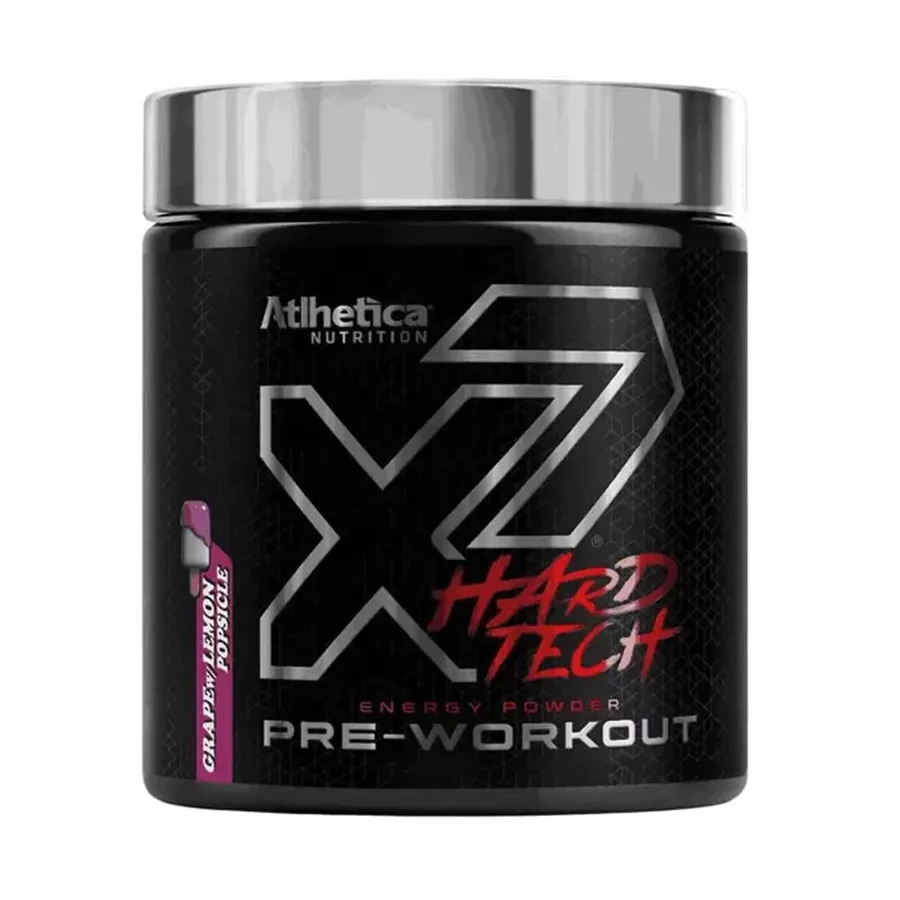 Atlhetica Nutrition Pré-treino X7 Hard Tech - Grape w/ Lemon Popsicle 200g