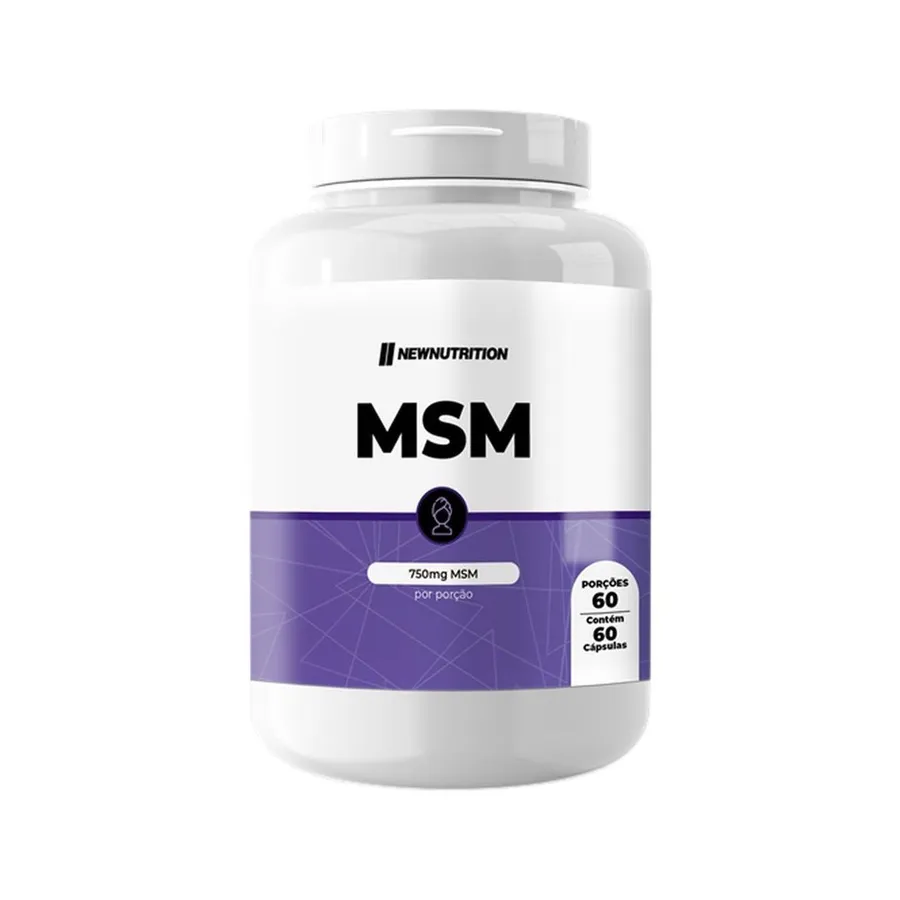 NewNutrition Msm - 750mg 60 Cápsulas