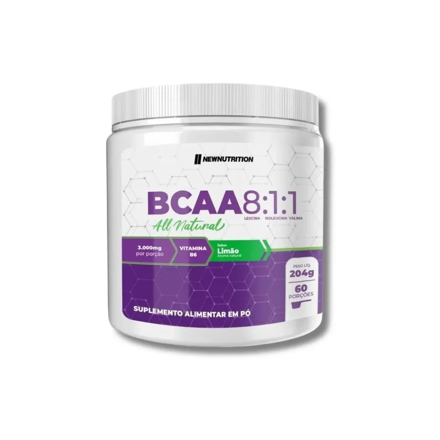 Bcaa 8:1:1 - Limão - NewNutriton 204g