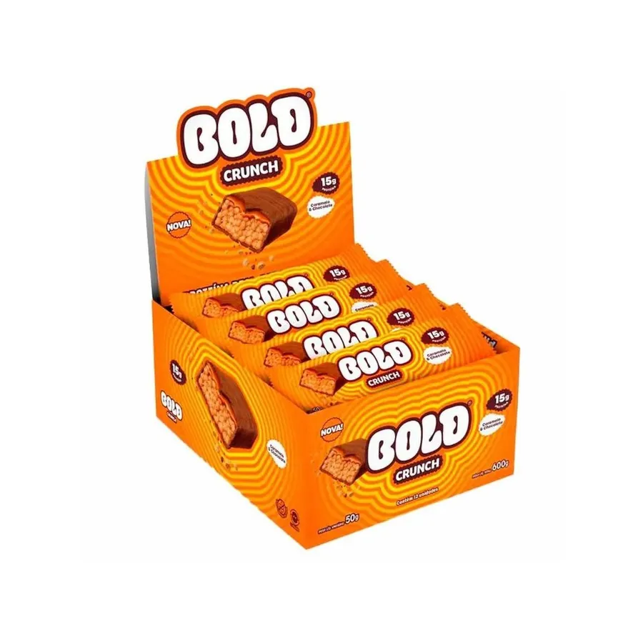 Bold Barra Proteína - 12 Unidades Crunch 50g — foto 4