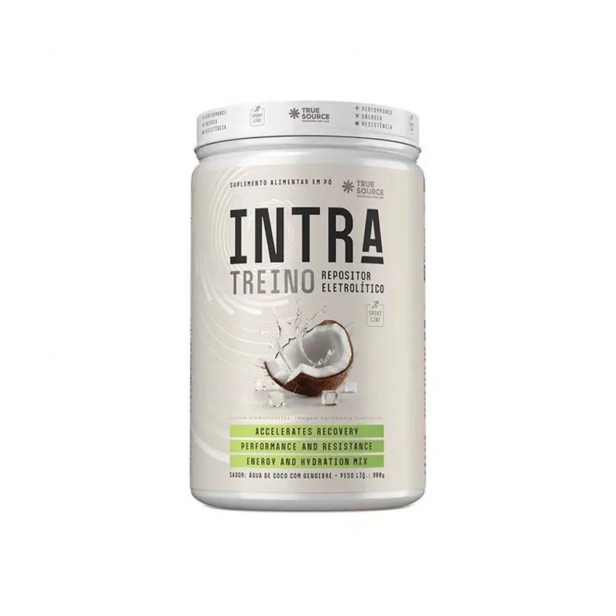 True Source Intra Treino Repositor Eletrolitico - Água de Coco Com Gengibre 900g