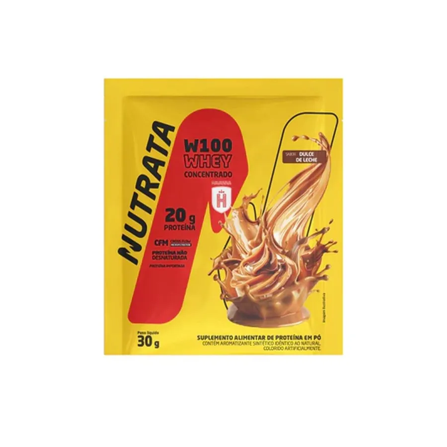 Nutrata W100 Whey - 1 Sachê Dulce de Leche Havanna 30g