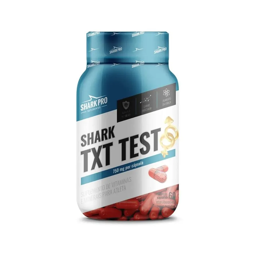 Shark Pro TXT Test - 60 Cápsulas