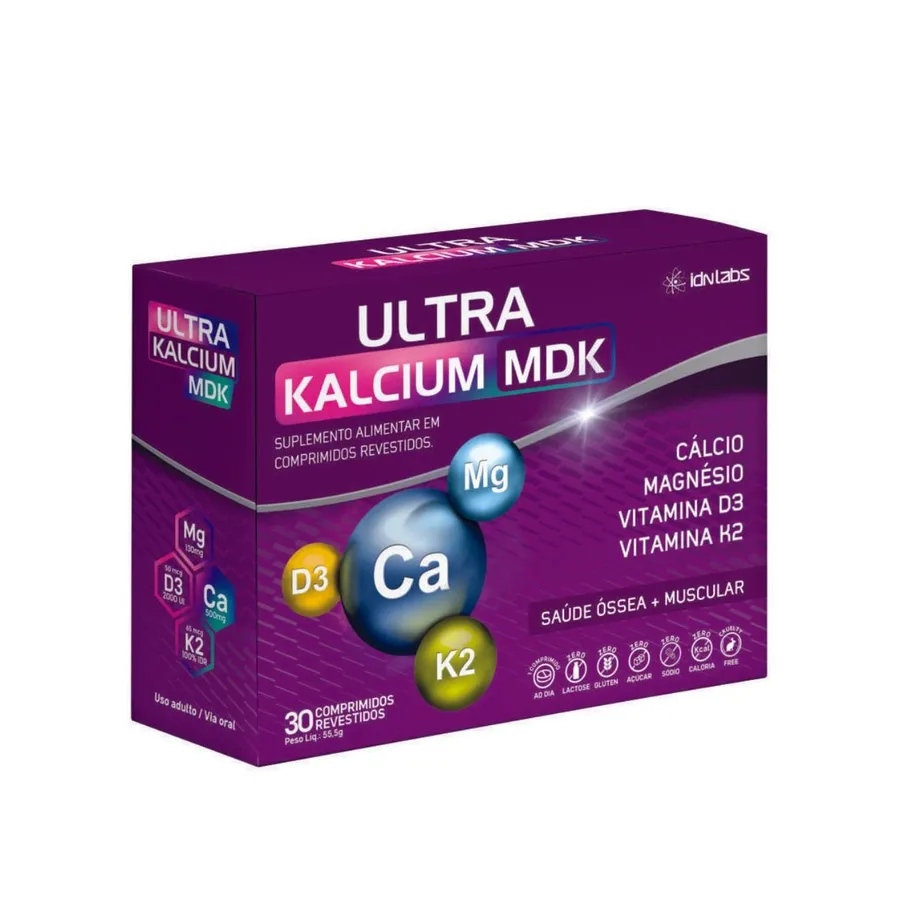 IDN Labs Ultra Kalcium Mdk Ultra Concentrado - 30 Comprimidos