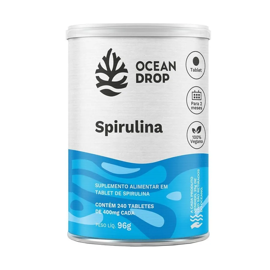 Ocean Drop Spirulina - 240 Tabletes