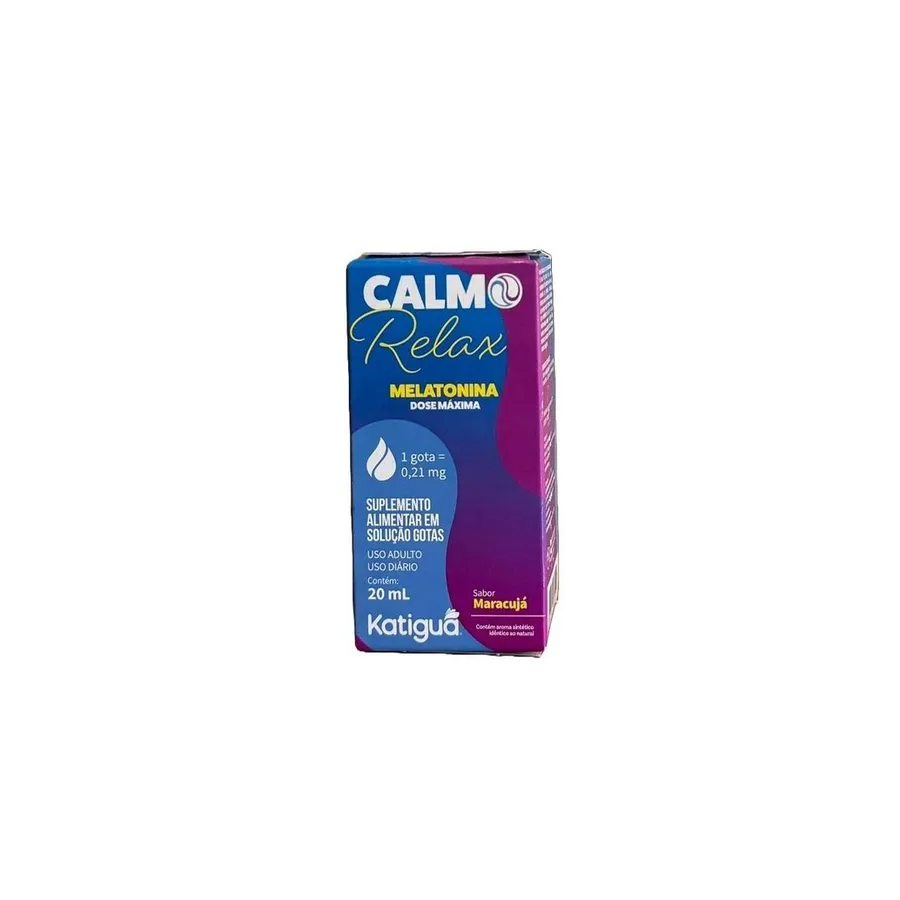 Katiguá CalmoRelax Melatonina em Gotas - Maracujá 20ml