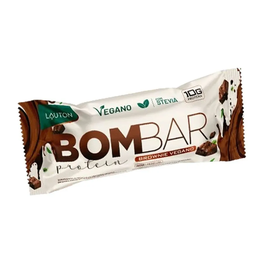 Lauton Nutrition Bombar Protein - 1 Unidade Brownie Vegano 40g
