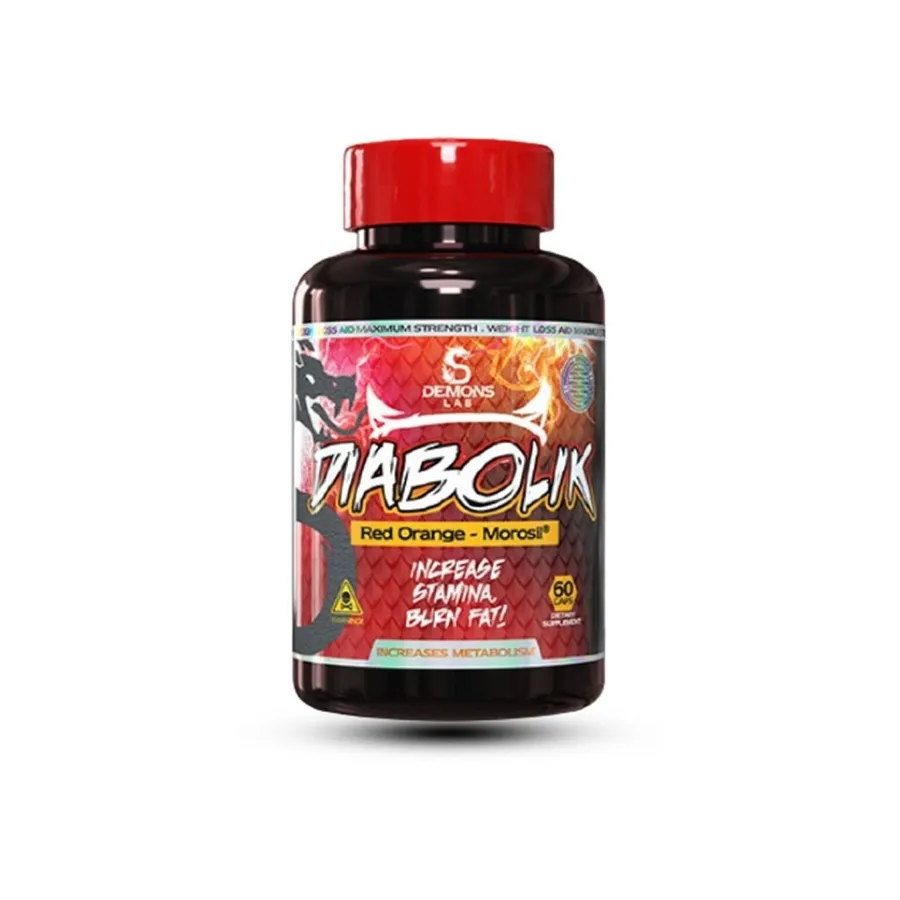 Demons Lab Diabolik - 60 Cápsulas Red Orange