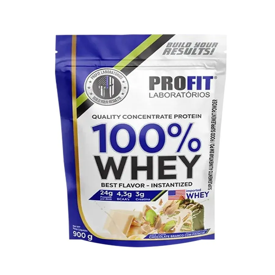 Profit 100% Whey Quality Concentrate Protein - Refil 900g — foto 3