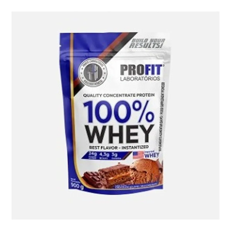 Profit 100% Whey Quality Concentrate Protein - Refil 900g — foto 4
