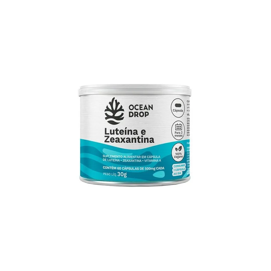 Ocean Drop Luteina + Zeaxantina - 60 Cápsulas 500mg