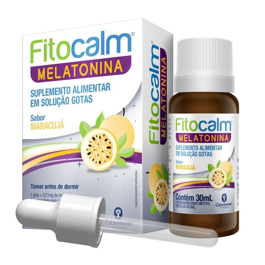 Catarinense Fitocalm Melatonina - Maracujá 30ml