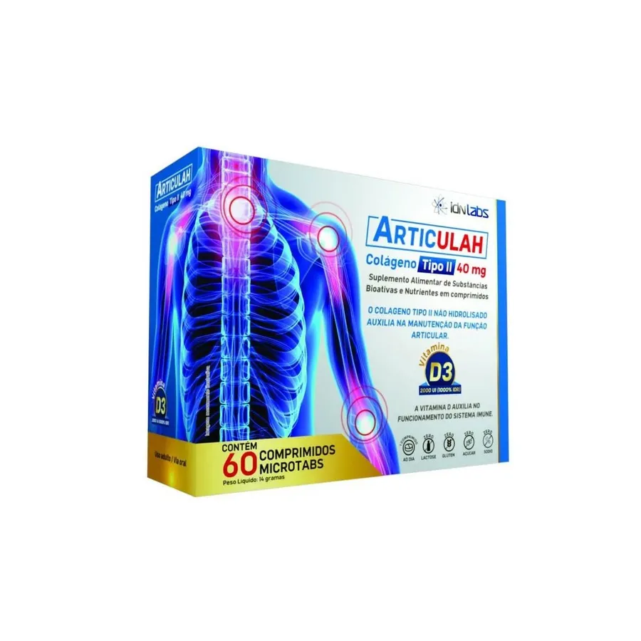 IDN Labs Articulah Colágeno Tipo II - 60 Comprimidos