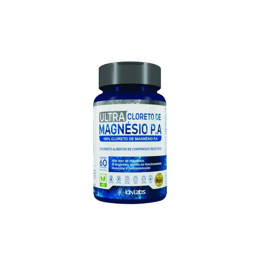 IDN Labs Ultra Cloreto de Magnésio P.A - 60 Comprimdos