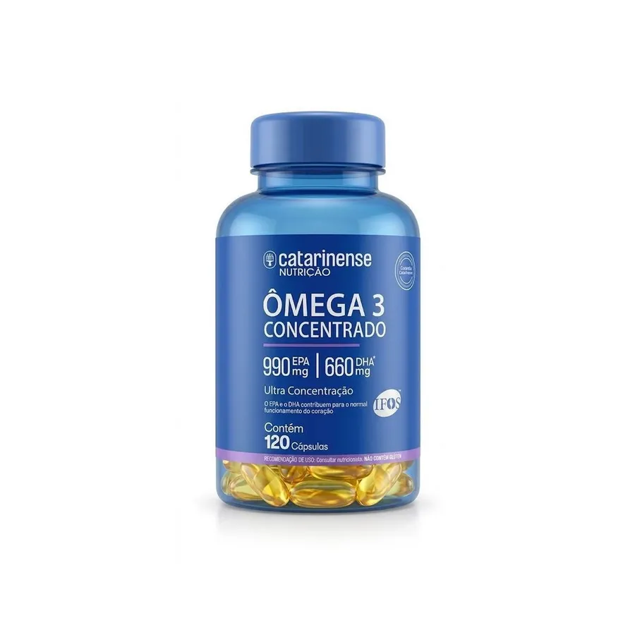 Catarinense Nutrição Ômega 3 Concentrado - 120 Cápsulas