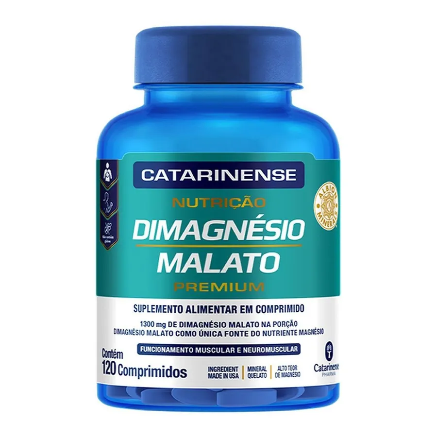 Catarinense Dimagnésio Malato - 120 Comprimidos
