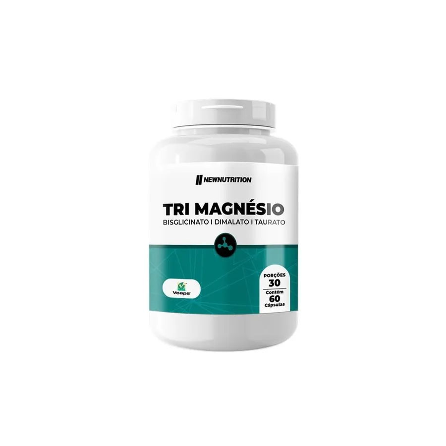 NewNutrition Tri Magnésio - 60 Cápsulas