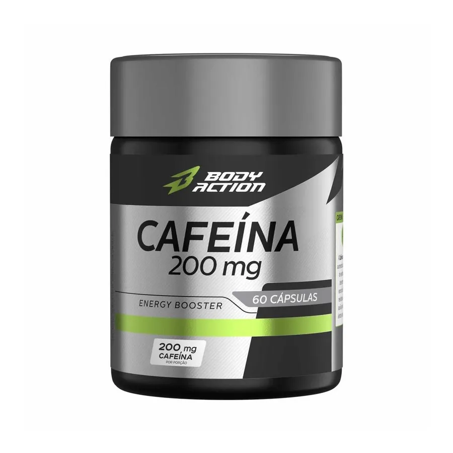 Body Action Cafeina 200mg - 60 Cápsulas