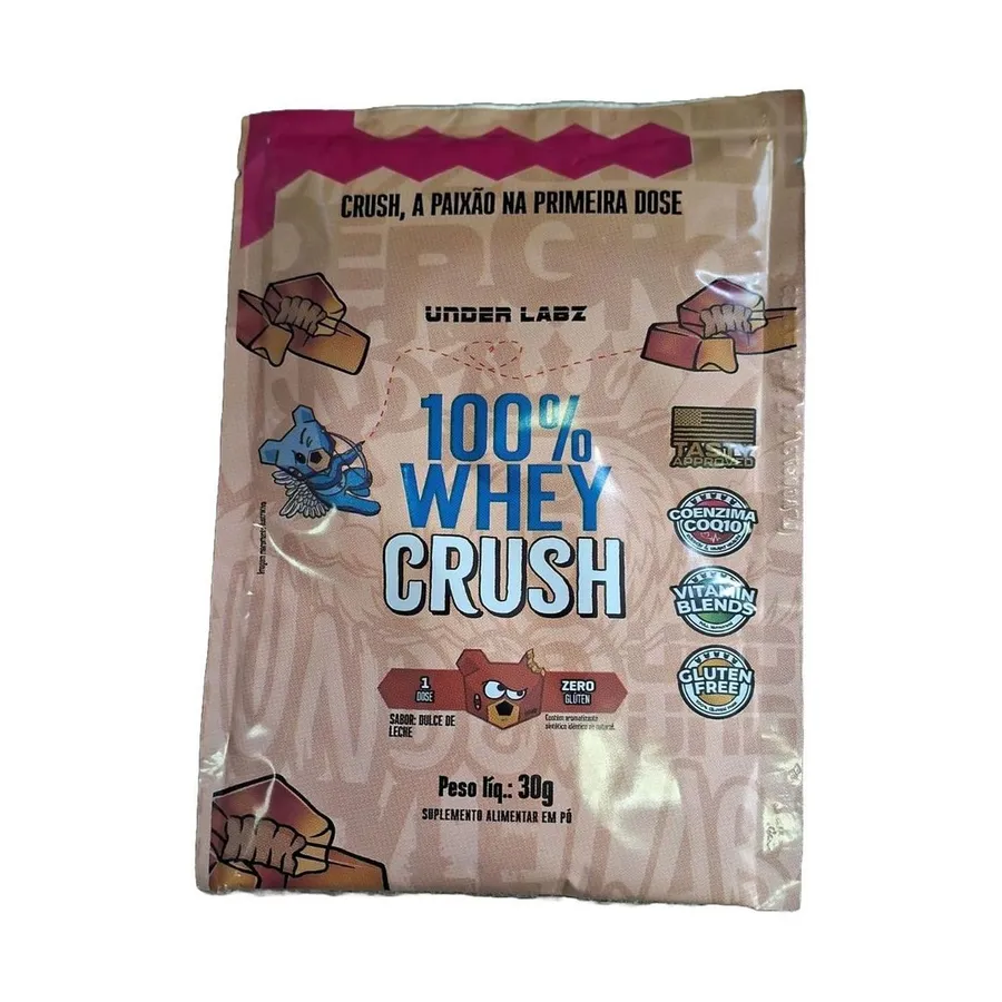 Under Labz 100% Whey Crush - 1 Sachê Dulce de Leche 30g