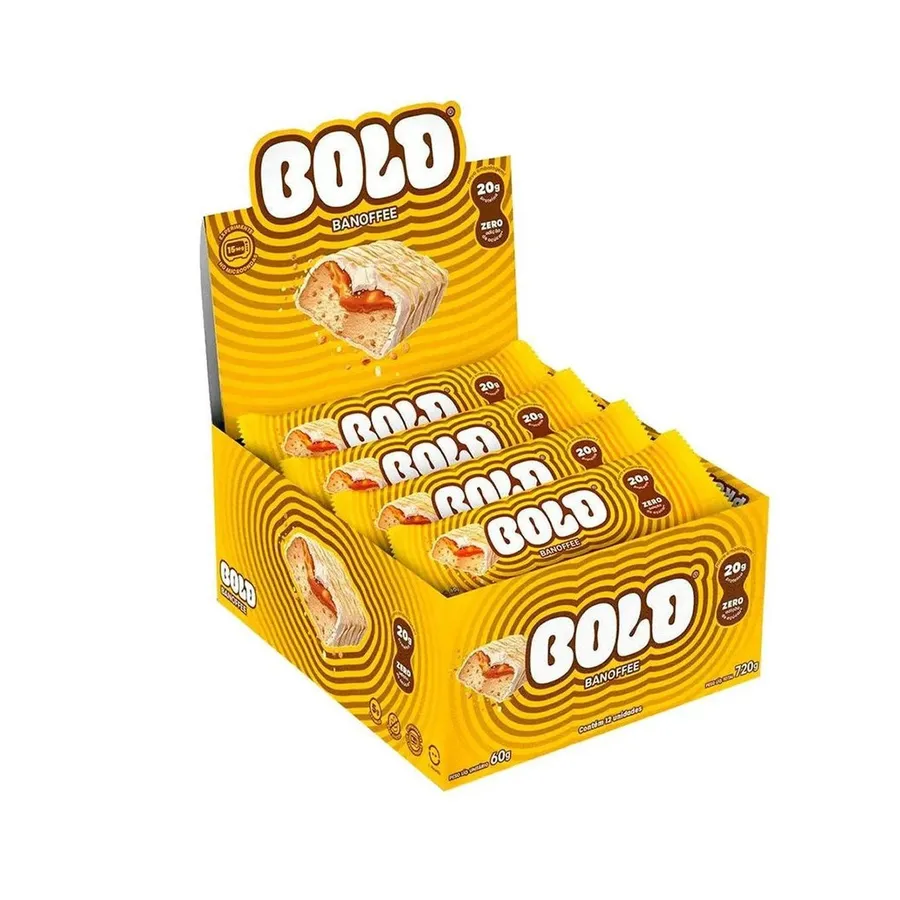 Bold Barra de Proteina - 12 Unidades Banofee 60g