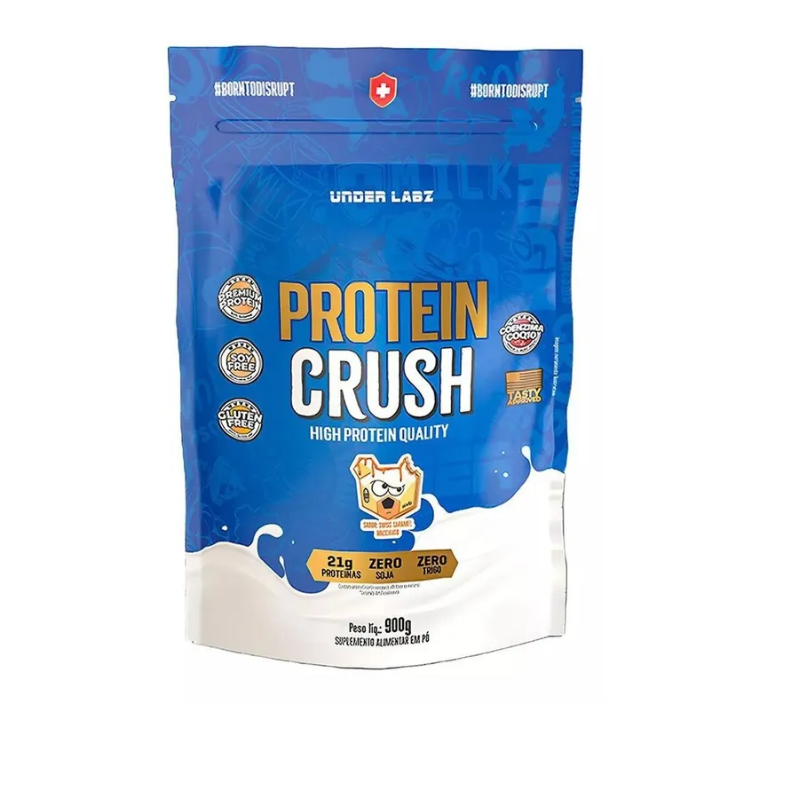Under Labz Protein Crush - Refil Swiss Caramel Macchiato 900g