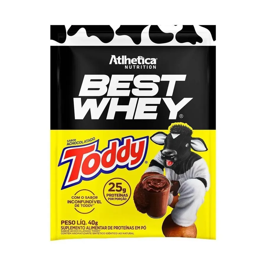 Atlhetica Nutrition Best Whey - 1 Sachê Achocolatado Toddy 40g