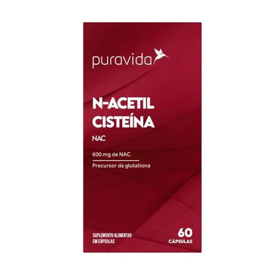 Puravida N-acetil Cisteina - 60 Cápsulas