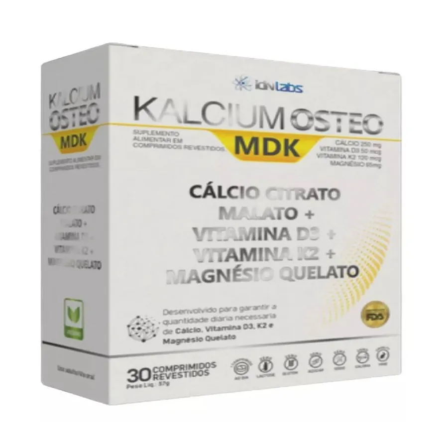 IDN Labs Kalcium Osteo Mdk - 30 Comprimidos