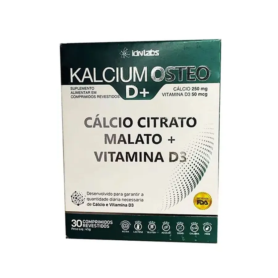 IDN Labs Kalcium Osteo d+ - 30 Comprimidos