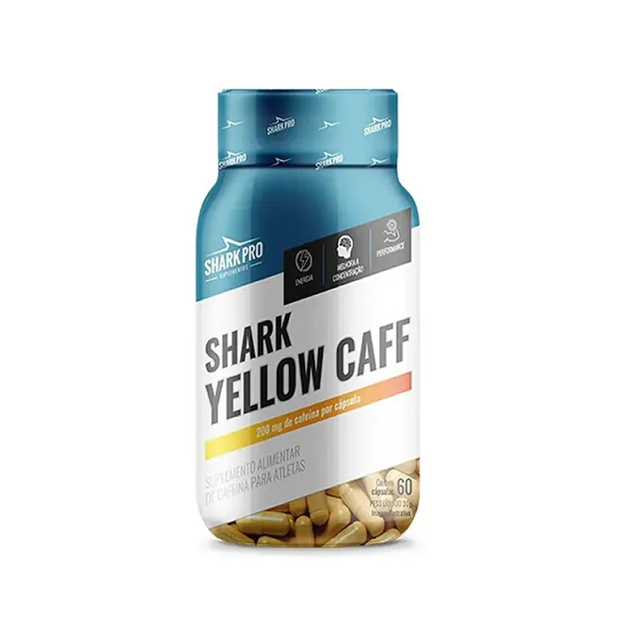 Shark Pro Yellow Caff - 60 cápsulas